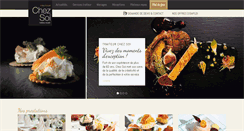 Desktop Screenshot of chezsoi-traiteur.com